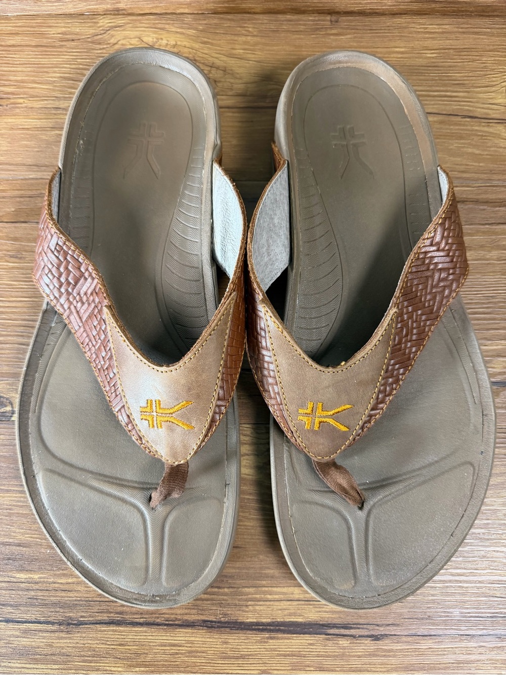 Kuru Kala Sandals Men’s Size 12 Flip Flops Shoes‎